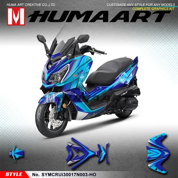 Дизайн наклейки с графикой мотоцикла HUMAART для SYM Cruisym 300 2017 2018 2019 2020 2021, настраиваемый