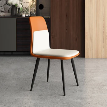 Дизайнерские обеденные стулья с двухцветным соединением, эргономичный Роскошный Офисный кухонный стул Nordic Modern, Итальянская мебель Sillas Comedor