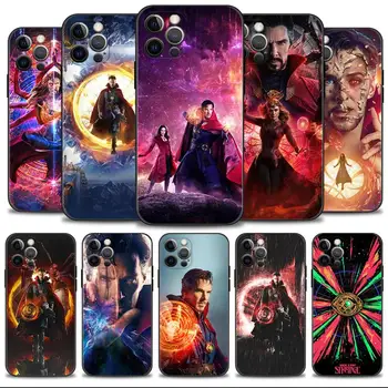 Для Apple iPhone 15 14 13 12 11 Pro Max X XS Max 8 7 6 5 Силиконовый чехол Soft Shell Чехол для телефона Marvel Doctor Strange
