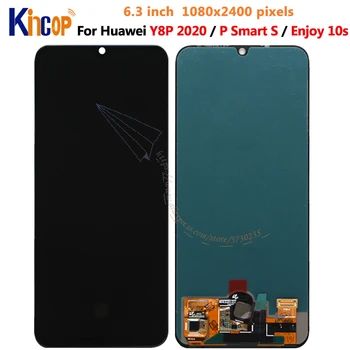 Для Huawei Y8p 2020 ЖК-Дисплей AQM LX1 С РАМКОЙ Сенсорный Дигитайзер Экран В Сборе Для Huawei P Smart S Замена ЖК-дисплея