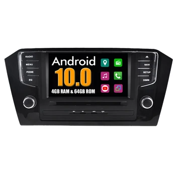 Для Volkswagen Passat Magotan Android 10 Авторадио GPS Навигация Nav Автомобильный Мультимедийный DVD-Плеер Радио Стерео Bluetooth Головное Устройство