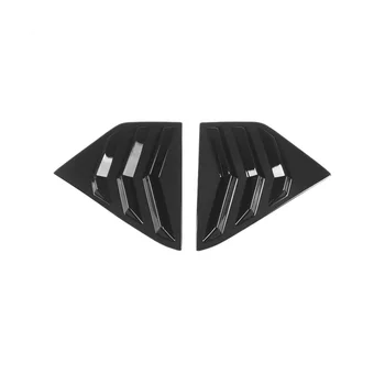 Жалюзи на задних боковых стеклах для Nissan Kicks 2018-2023 Аксессуары для вентиляционных отверстий - ярко-черный