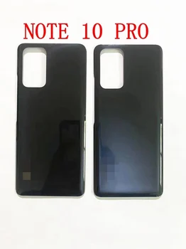 Замена задней стеклянной крышки AAA + качества для Xiaomi Redmi Note 10 Pro, комплекты задней крышки задней двери + оригинальный логотип