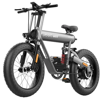 Зарубежный склад GOGOBEST GF500 Бесплатная доставка 20-дюймовый электрический велосипед 48V 20Ah