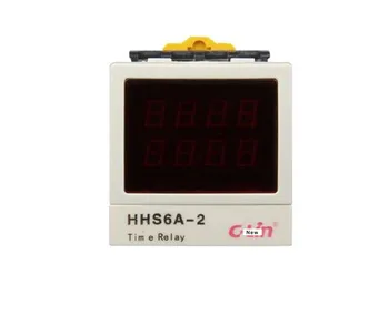 Интеллектуальное реле времени HHS6A-2 с цифровой памятью положительного/обратного отсчета при отключении питания AC220V