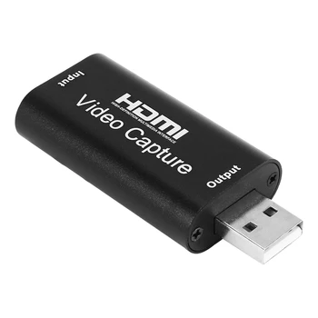 Карты Захвата аудио-видео с HDMI На USB 2.0 с разрешением 1080P 4K Записывают Через Экшн-камеру Цифровой Зеркальной Видеокамеры Для получения изображения высокой четкости