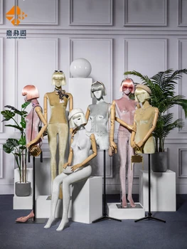 Корейская версия модели витрины для всего тела, реквизит, магазин женской одежды, манекен, полка для кукол-моделей