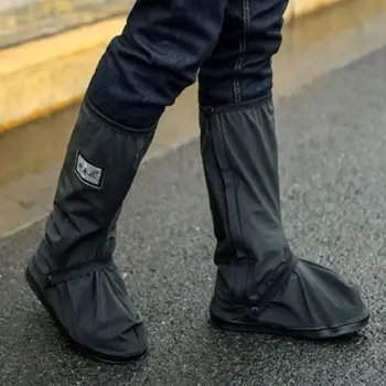 Многоразовые непромокаемые чехлы для обуви, противоскользящие галоши унисекс, ботинки S-XXL