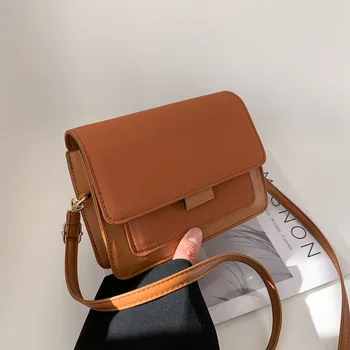 Модная брендовая женская маленькая сумка через плечо, легкая сумка-мессенджер из искусственной кожи, сумочка с клапаном, кошелек, летняя дорожная сумка для женщин