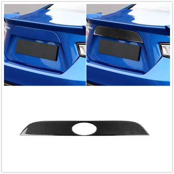 Накладка на заднюю дверь багажника из углеродного волокна Для Subaru BRZ и Toyota 2013 2014 2015 2016 2017 2018 2019 2020