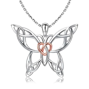 Ожерелье с бабочкой, ювелирный подарок для женщины