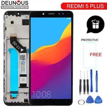 Оригинал для Xiaomi Redmi 5 Plus ЖК-дисплей + рамка 10 Сенсорный экран Redmi5 Plus Замена ЖК-планшета Запасные части для ремонта