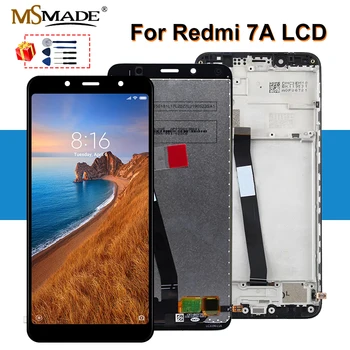 Оригинальный ЖК-дисплей для Xiaomi Redmi 7A ЖК-дисплей с сенсорным экраном и цифровым преобразователем в сборе Замена экрана для ремонта дисплея Redmi 7A