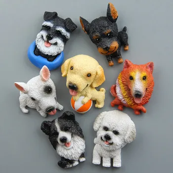 Очаровательные миниатюрные животные, Миниатюрная игрушка, подарок, миниатюрное украшение для дома, украшение для собаки, собака-лев, Бульдог, Доберман-пинчер