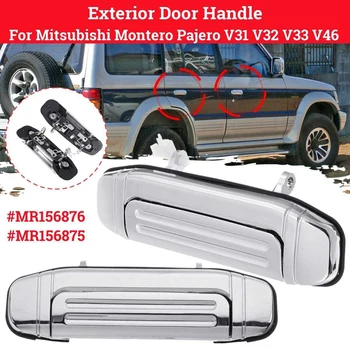 Передняя пара наружных дверных ручек для Mitsubishi Montero Pajero V46 V31 V32 V33 V43 V45 V46 MR156876 MR156875