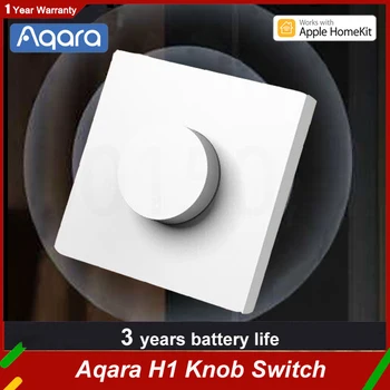 Переключатель с ручкой Aqara H1 Smart switch беспроводной выключатель света с поддержкой ZigBee wifi Приложение Apple Homekit smart home Remote Control