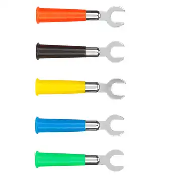 Проволочные клеммы типа Y Максимум 19A, 6 мм/0,24 дюйма, латунный электрический соединитель для проводов-лопаток, простая идентификация вилок типа 
