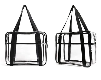 Прозрачная женская косметичка из ПВХ, дорожная сумка для хранения, косметичка на молнии, водонепроницаемая сумка для туалета, портативная косметичка