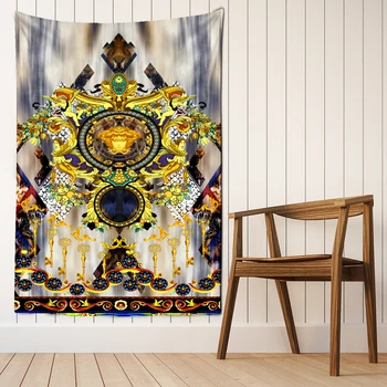 Психоделический Гобелен с Ангелом, висящий на стене, Колдовство, Научная фантастика, Богемный декор для дома в стиле хиппи