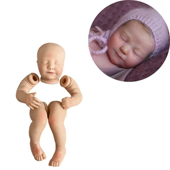 Расписной набор для новорожденных June Sleeping 19 дюймов Формы для улыбки в разобранном виде Незаконченная игрушка ручной работы 