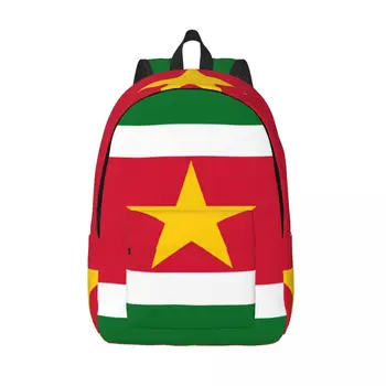 Рюкзак для ноутбука, Уникальный флаг Суринама, школьная сумка, прочный студенческий рюкзак, дорожная сумка для мальчиков и девочек