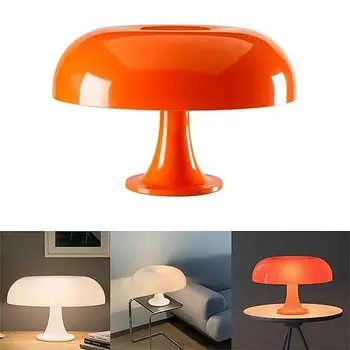 Светодиодная настольная лампа в виде гриба для прикроватной тумбочки в спальне отеля, украшения гостиной, современные минималистичные настольные лампы для творчества
