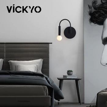 Светодиодные настенные светильники VICKYO Nordic, внутренние настенные светильники, прикроватный ночник для дома, гостиной, спальни, украшения дома