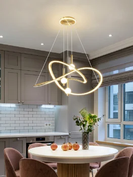 Современная люстра для столовой, светодиодная трехцветная лампа, креативная настольная лампа в скандинавском стиле