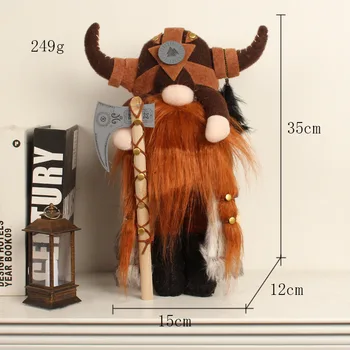 Украшения для воинов-викингов, поделки для гладиаторов, Поделки для гостиной, Подарочные украшения для куклы-гнома