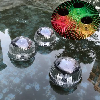 Уличная плавающая подводная шаровая лампа для бассейна, вечеринки в саду, ночник с вращающимся изменением цвета, Водонепроницаемая лампа на солнечной энергии