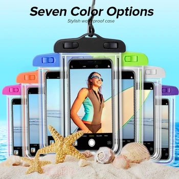 Универсальный водонепроницаемый чехол для телефона из ПВХ, водонепроницаемая сумка, чехол для мобильного телефона для iPhone 11 12 Pro Max 8 7 Huawei Xiaomi Redmi Samsung