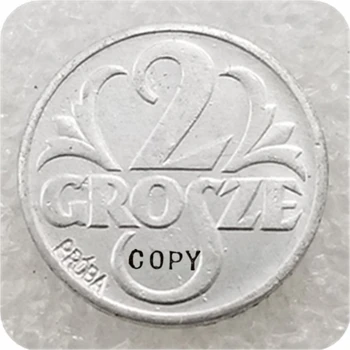 Цинковая копировальная монета 1939 года, Польша (PROBA), 2 гроша