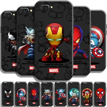 Чехол Marvel Cartoon Avengers Для Huawei Honor 10 10i 9 9A 10X 9X Lite Pro Чехол Для Телефона С Полной Защитой Мягкие Чехлы Из Жидкого Кремния