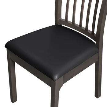 Чехол для сиденья стула из искусственной кожи Водонепроницаемые Чехлы для кухонных обеденных сидений Съемный чехол для подушки сиденья стула для столовой