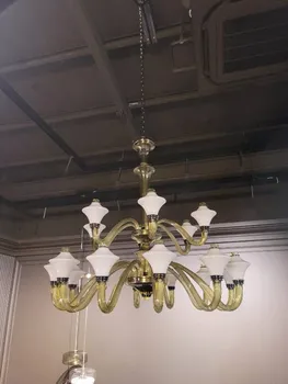 Элегантная люстра для освещения фойе, 6 + 12 ламп, очаровательные подвесные светильники для современной гостиной